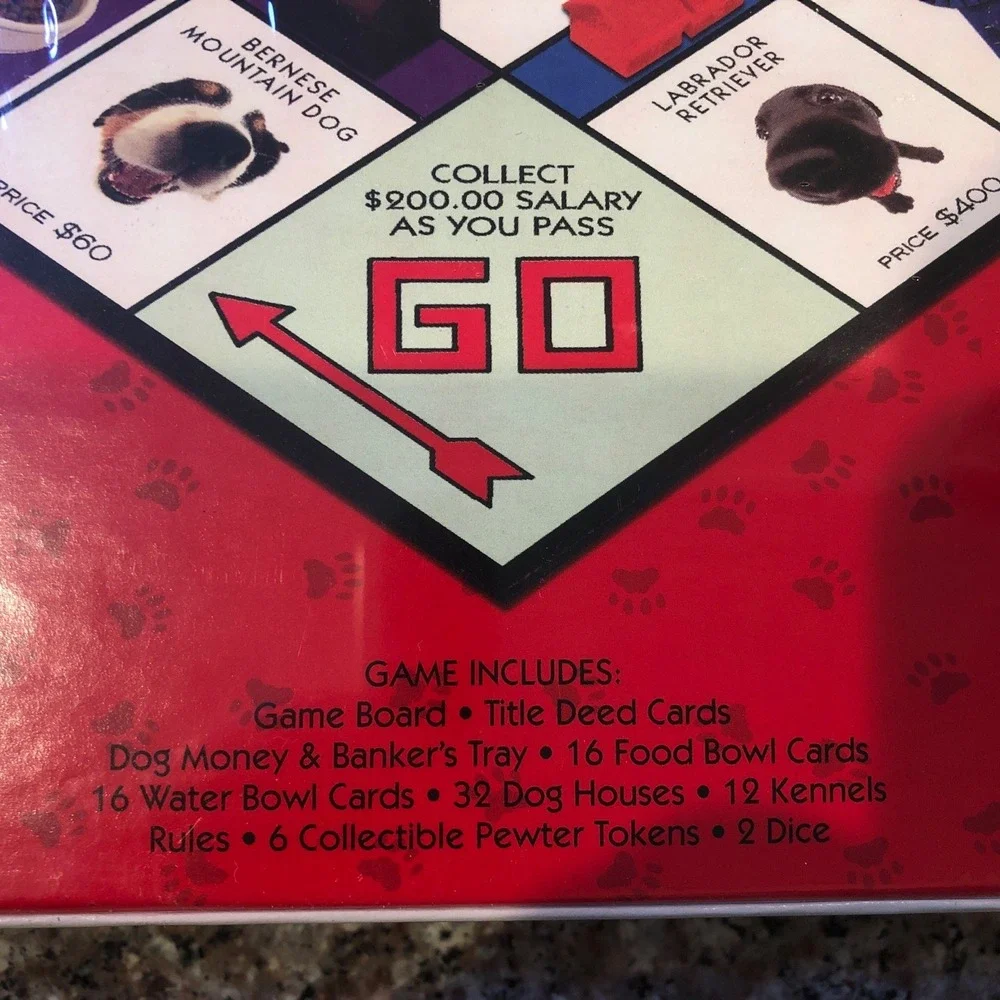 Monopoly The Dog Artlist Collection By Parker Brothers 2003 New Factory Sealed - Picture 11 of 11